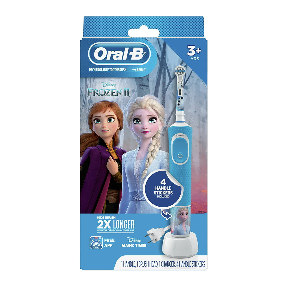 Oral-B Kid's Disney's Frozen 2 Rechargeable Electric Toothbrush, 1 Ct